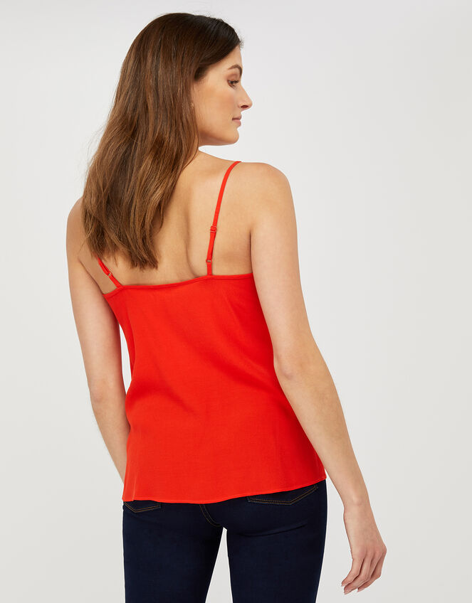 Bella Frill Cami Top, Red (RED), large