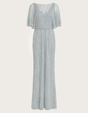 Elizabeth Embellished Maxi Dress, Green (GREEN), large