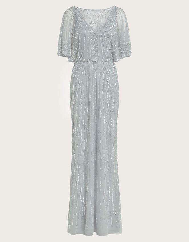 Elizabeth Embellished Maxi Dress, Green (GREEN), large