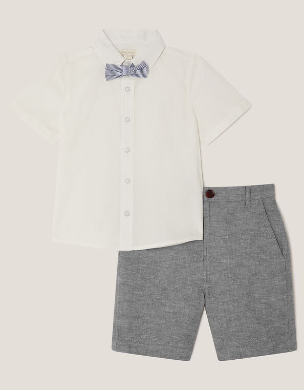 3-Piece Smart Shorts Set, Gray (GREY), large