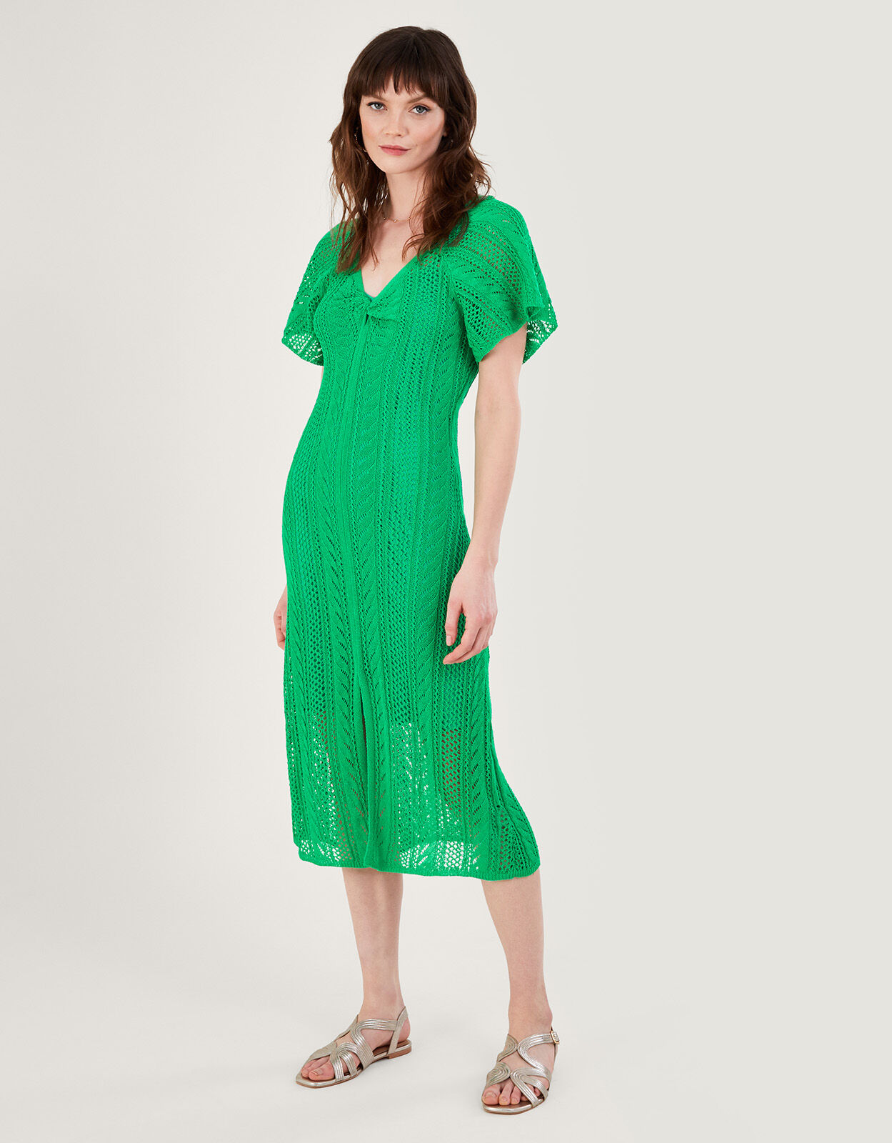 Monsoon green deals lace dress