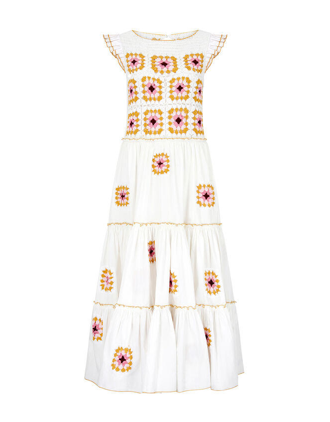East Billie Dress, White (WHITE), large