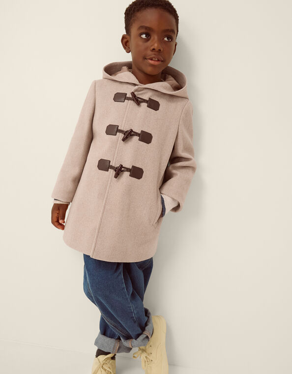 Duffle Coat, Camel (OATMEAL), large