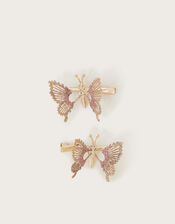 2-Pack Spring Glitter Butterfly Clips, , large