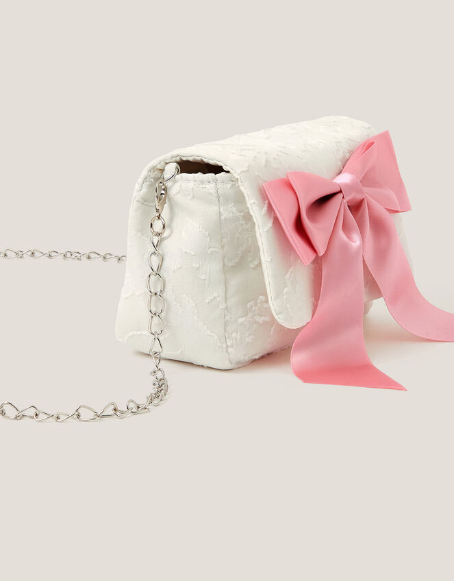 Bow Jacquard Bag, , large