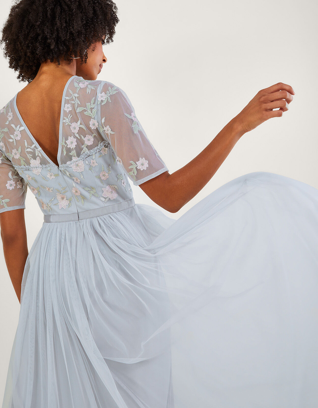 Monsoon silver dress outlet