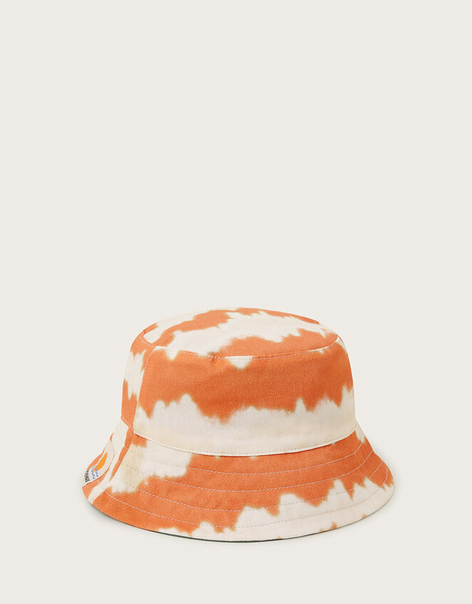 Tie Dye Bucket Hat, Orange (ORANGE), large