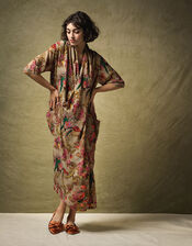 One Hundred Stars Autumn Chintz Rachel Dress, Multi (MULTI), large