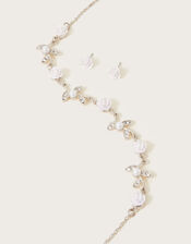 Ella Leaf and Rose Jewellery Set, , large