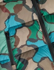 Water-Resistant Camo Puffer Jacket, Multi (MULTI), large