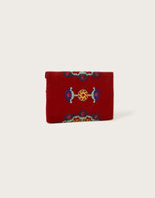 Embroidered Clutch Bag, , large