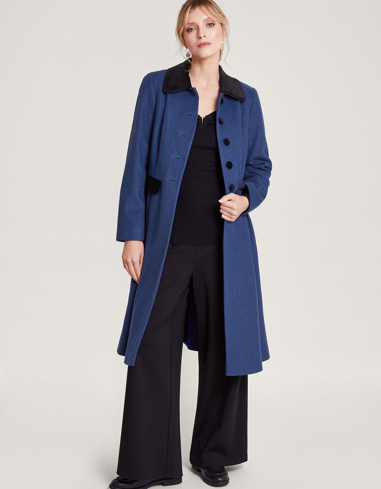 Monsoon wool coat sale