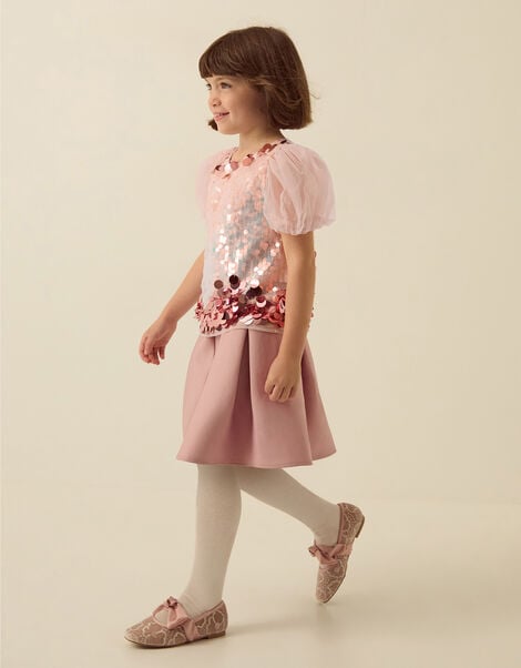 Ombr&eacute; Sequin Top & Scuba Skirt Set, Multi (MULTI), large