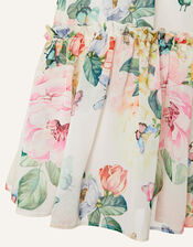 Baby Rose Print Chiffon Dress , Multi (MULTI), large