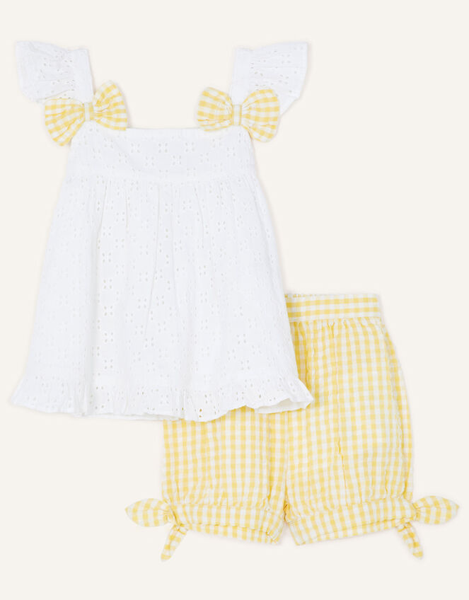 Baby Broderie Set, Yellow (YELLOW), large