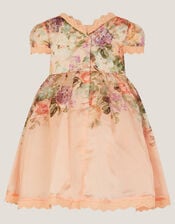 Baby Alma Floral Print Lace Dress, Multi (MULTI), large