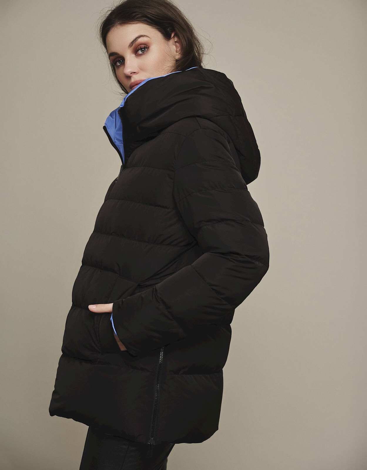 Rino and pelle padded coat on sale