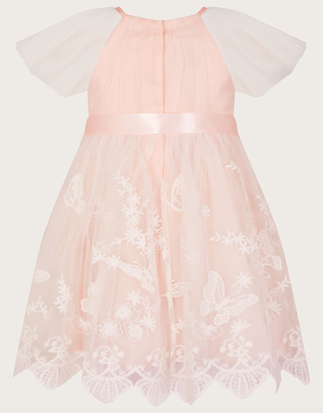 Baby May Butterfly Lace Dress, Pink (PINK), large