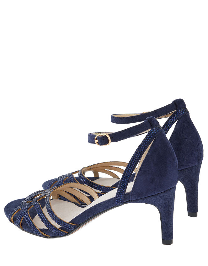 Hatty Gem Sandals, Blue (NAVY), large