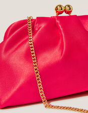 Rhian Satin Clutch Bag, , large