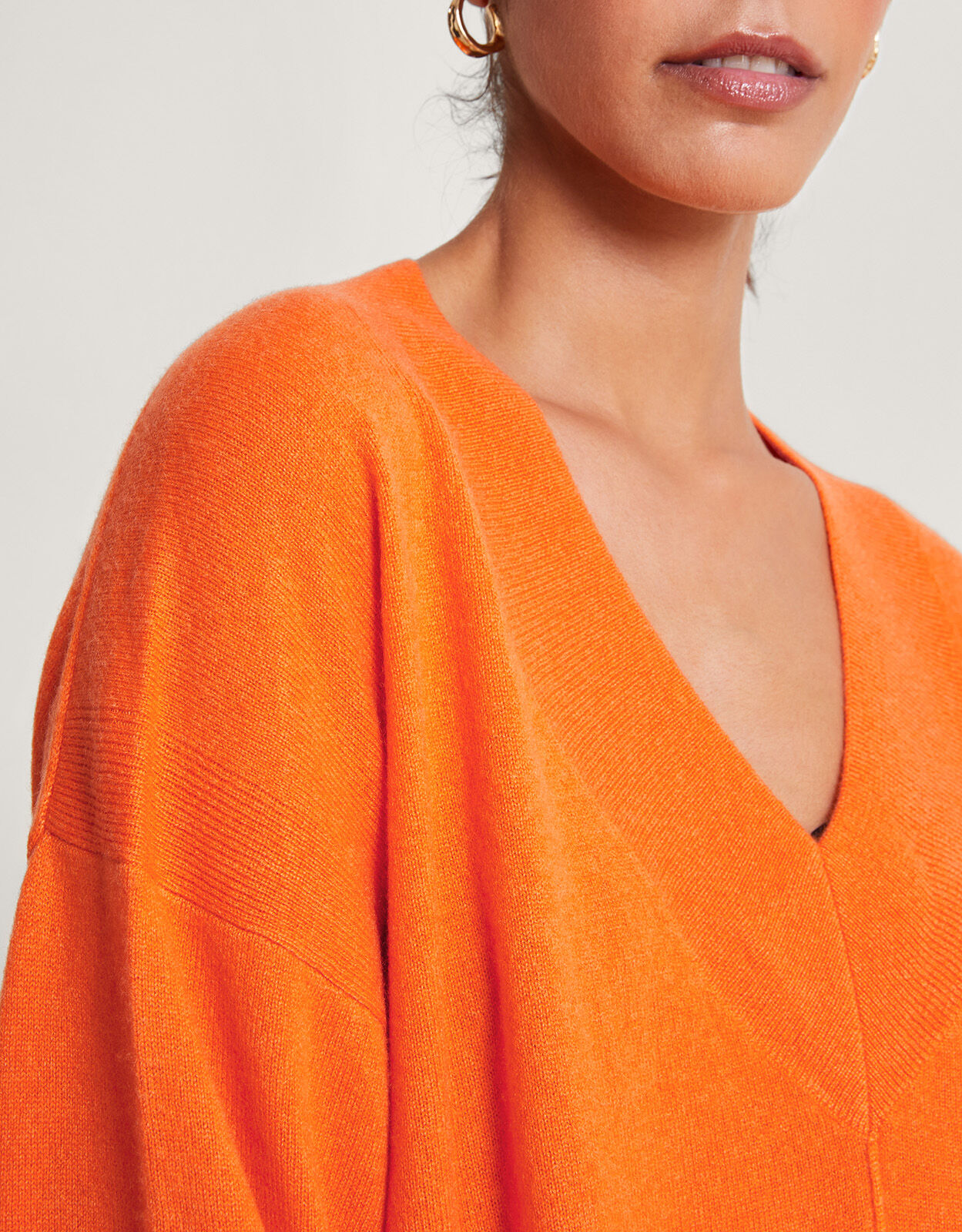 Mango clearance orange jumper