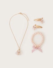Ballerina Hair Clips and Jewellery Set, , large