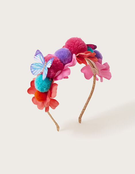 Festival Fun Pom-Pom Headband, , large