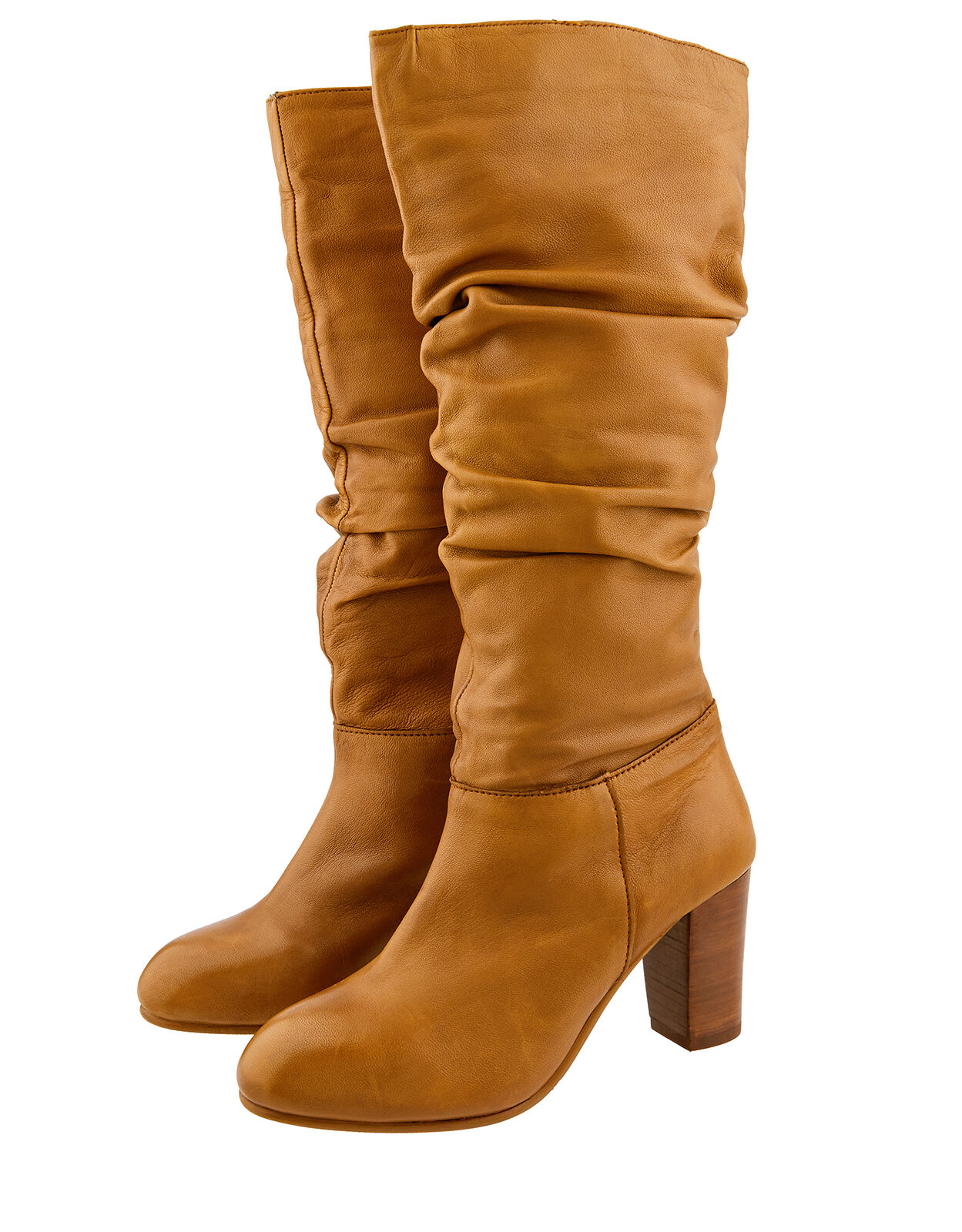 Ladies tan slouch boots online
