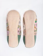 Bohemia Design Margot Babouche Slippers, Green (GREEN), large