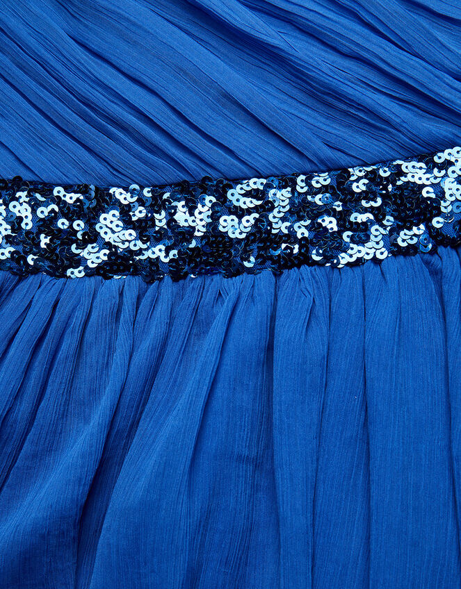 Abigail One-Shoulder Prom Dress, Blue (BLUE), large
