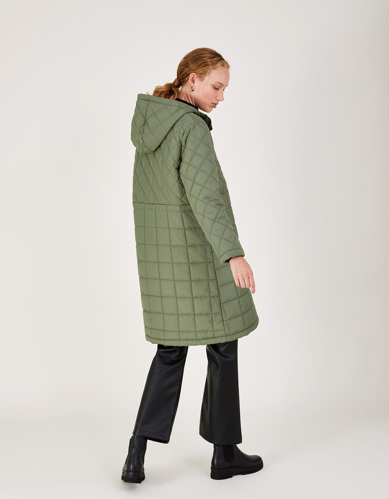 Quilted poncho coat shop