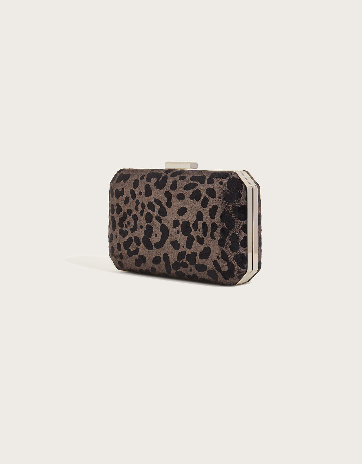 Leopard Marble Clutch Bag