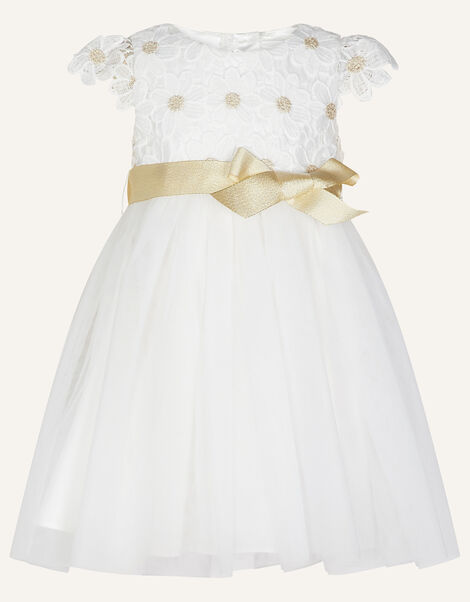 Baby Daisy Henrietta Dress Ivory, Ivory (IVORY), large