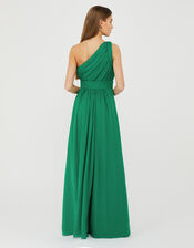 Dani One-Shoulder Maxi Dress, Green (GREEN), large