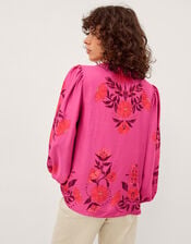 Koa Floral Print Blouse, Pink (PINK), large