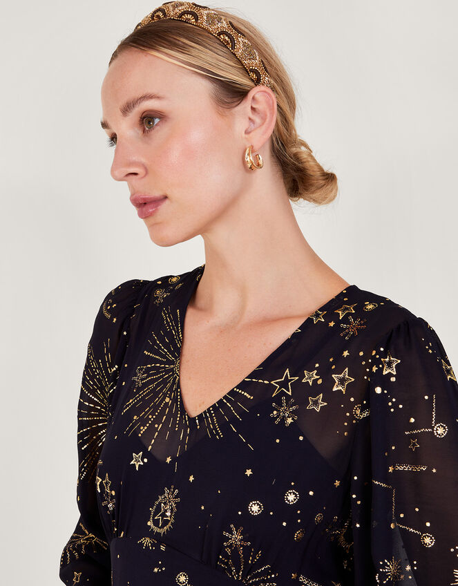 Embellished Scallop Headband, , large