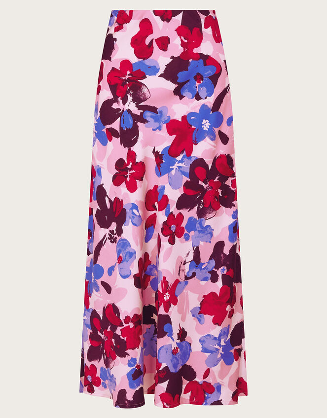 Vittoria Floral Print Skirt, Pink (PINK), large