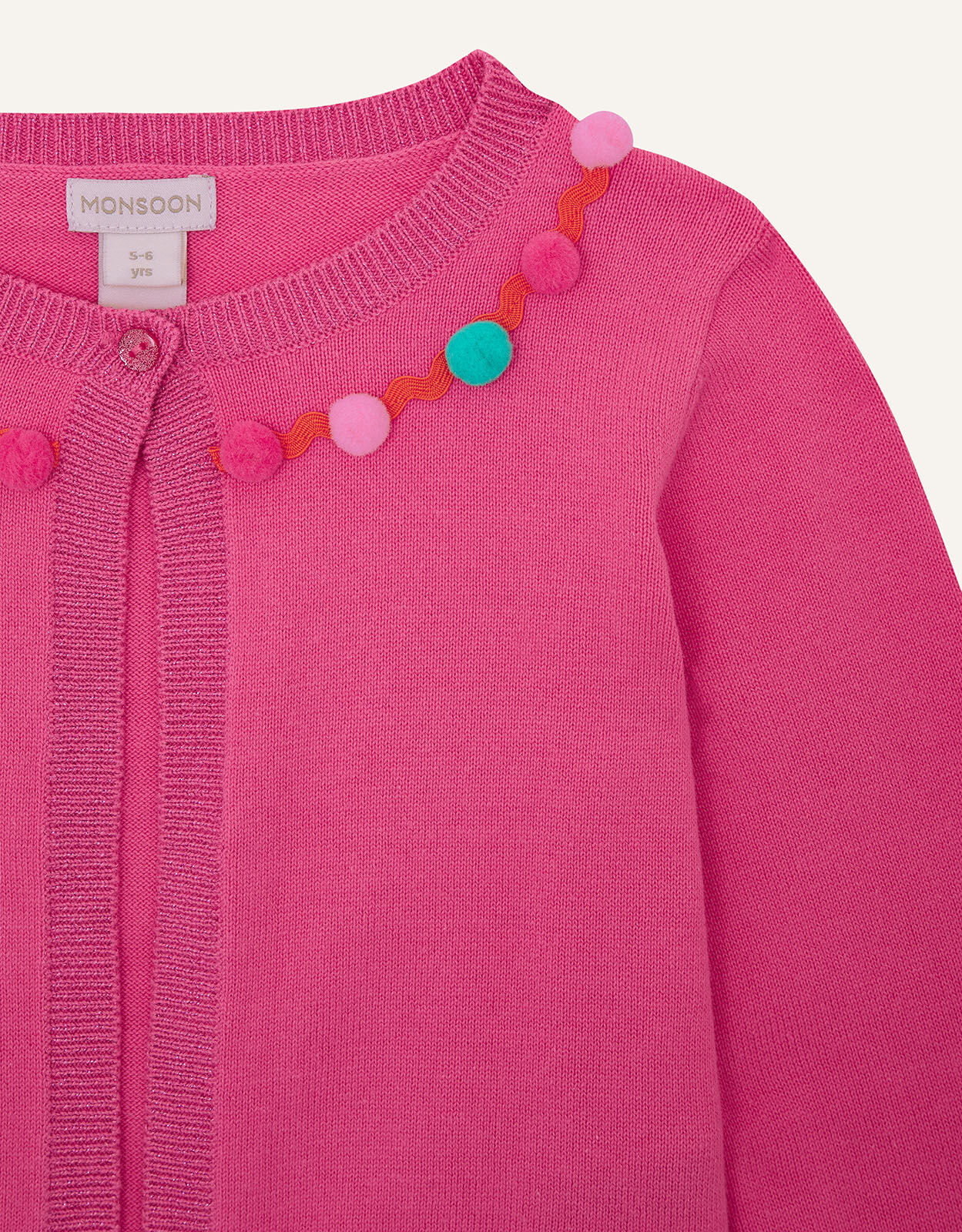 Monsoon deals pink cardigan