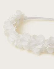 Ruffle Bridesmaid Headband , Ivory (IVORY), large