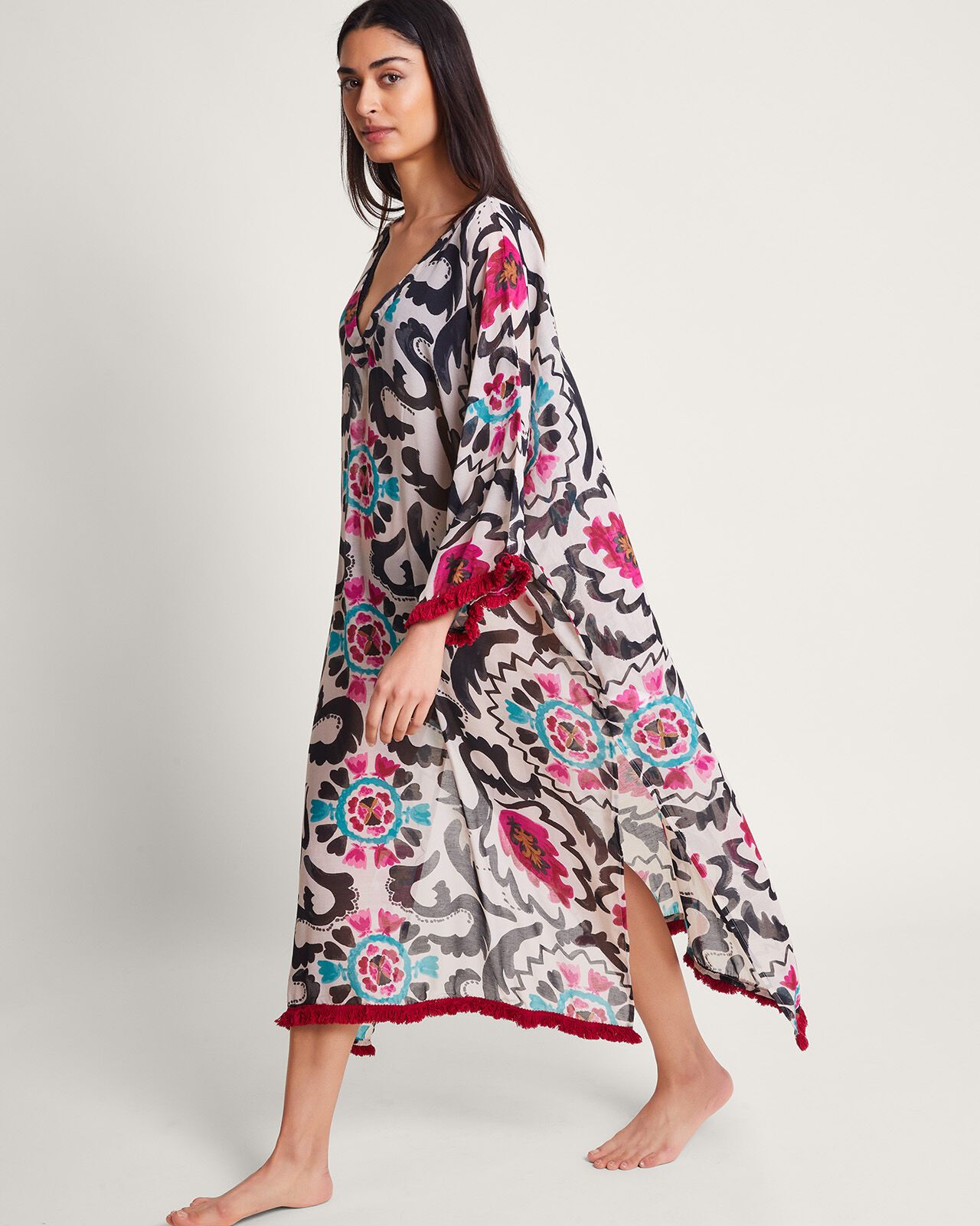 Monsoon fringe dress shop