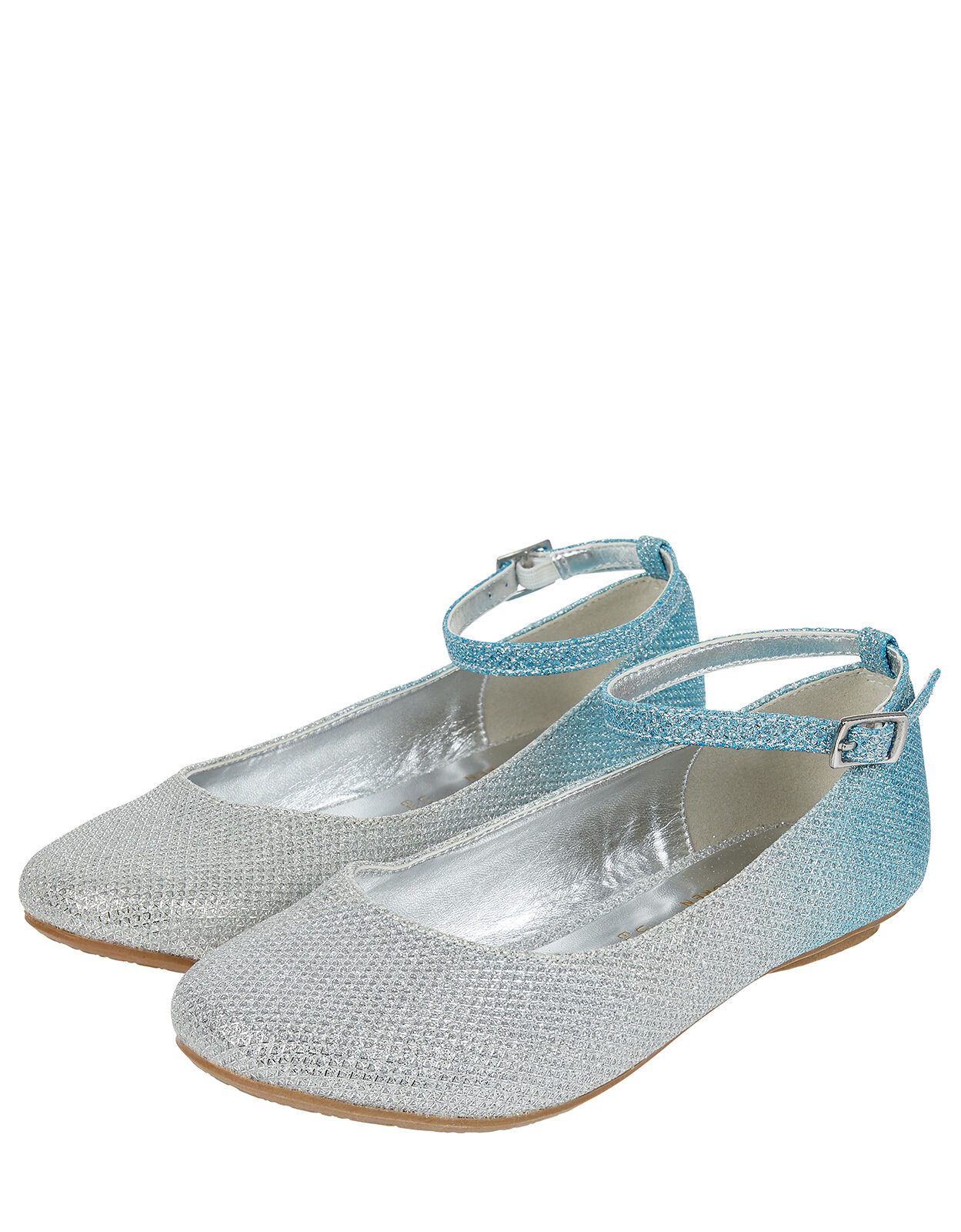 girls blue flats