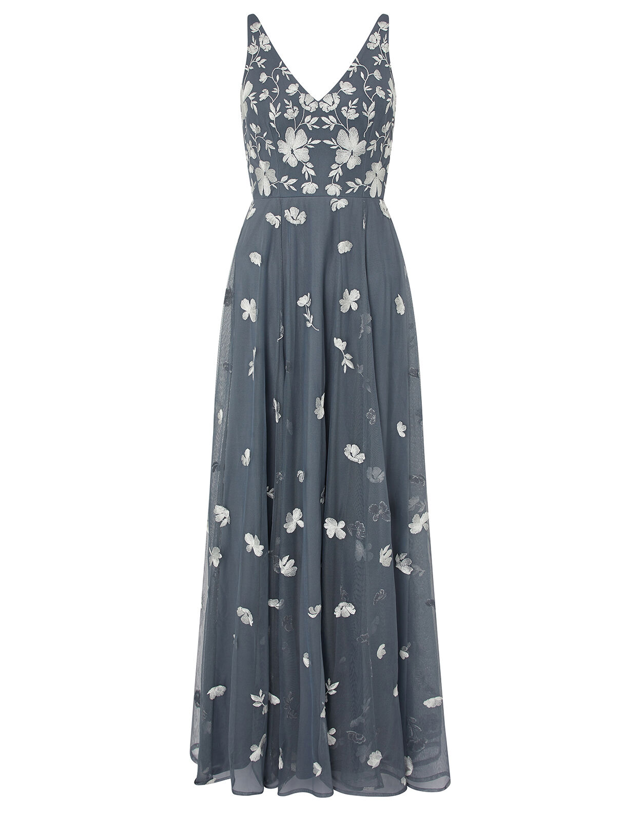 Monsoon grey deals maxi dress