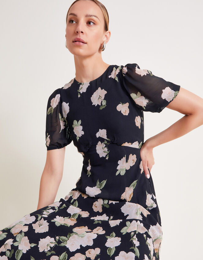 Rosa Maxi Dress, Black (BLACK), large