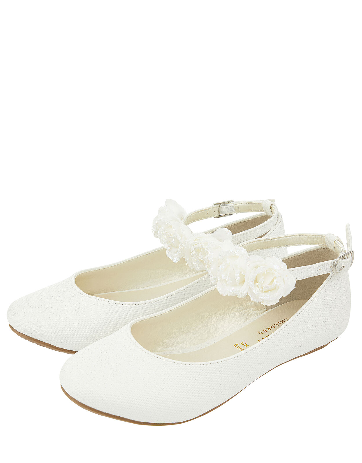 ivory ballerina shoes