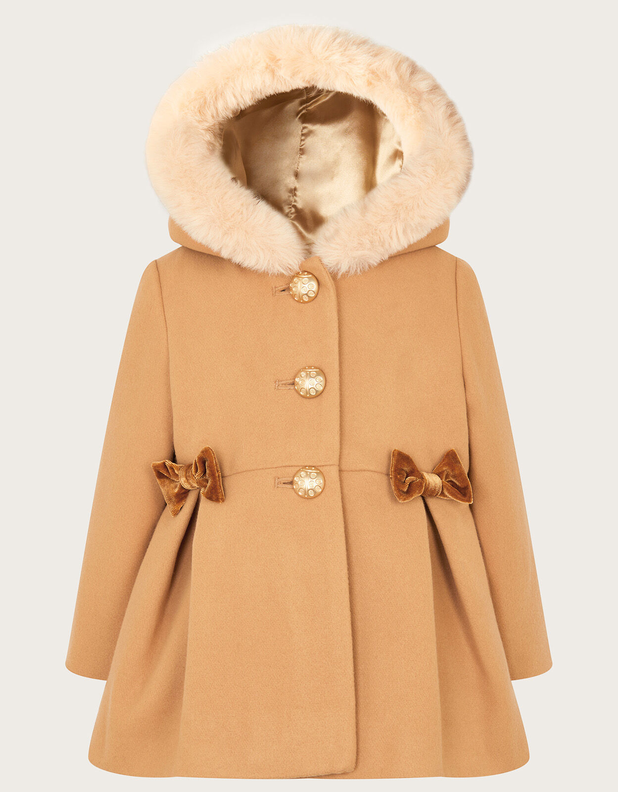 Baby girl camel coat deals
