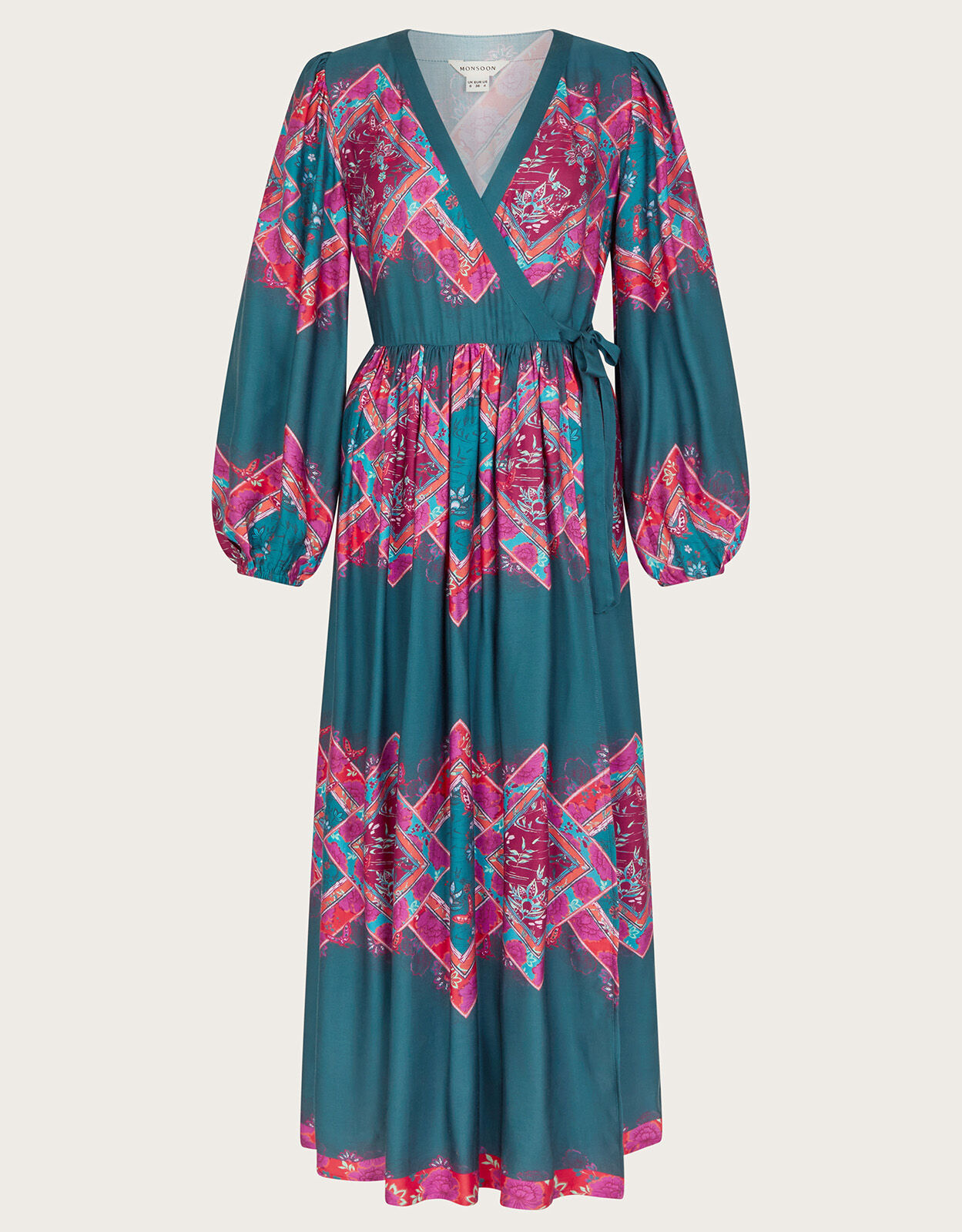 Tiffany Wrap Dress Blue