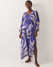Eden Leaf Print Kaftan, , large