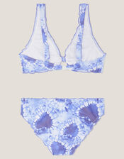 Tie Dye Heart Bikini Set, Blue (BLUE), large