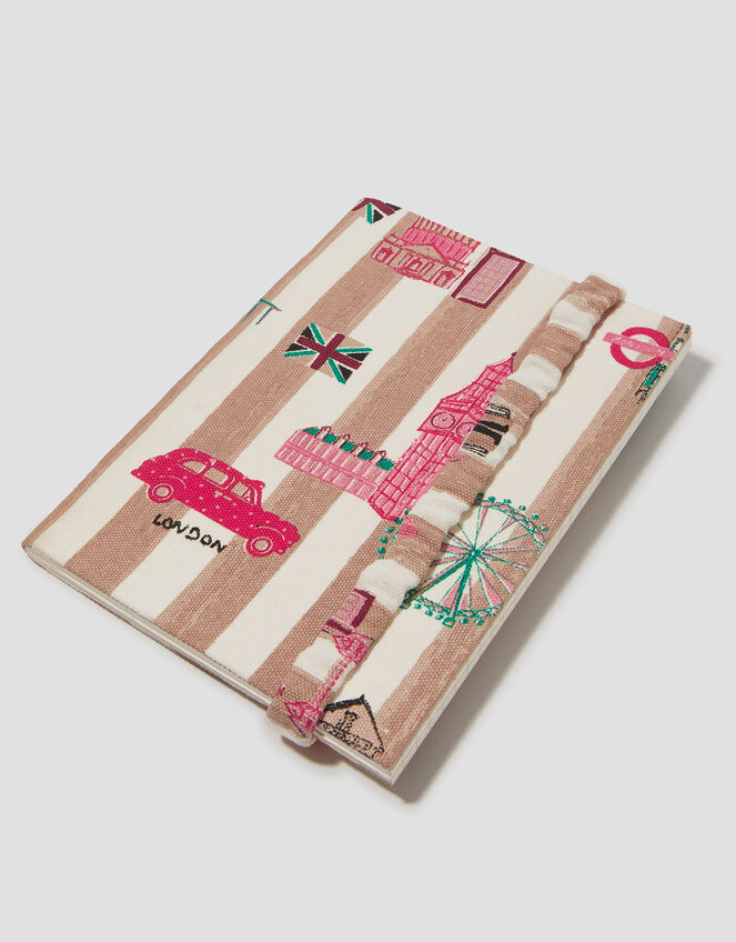 Stripe London Print Notebook, , large