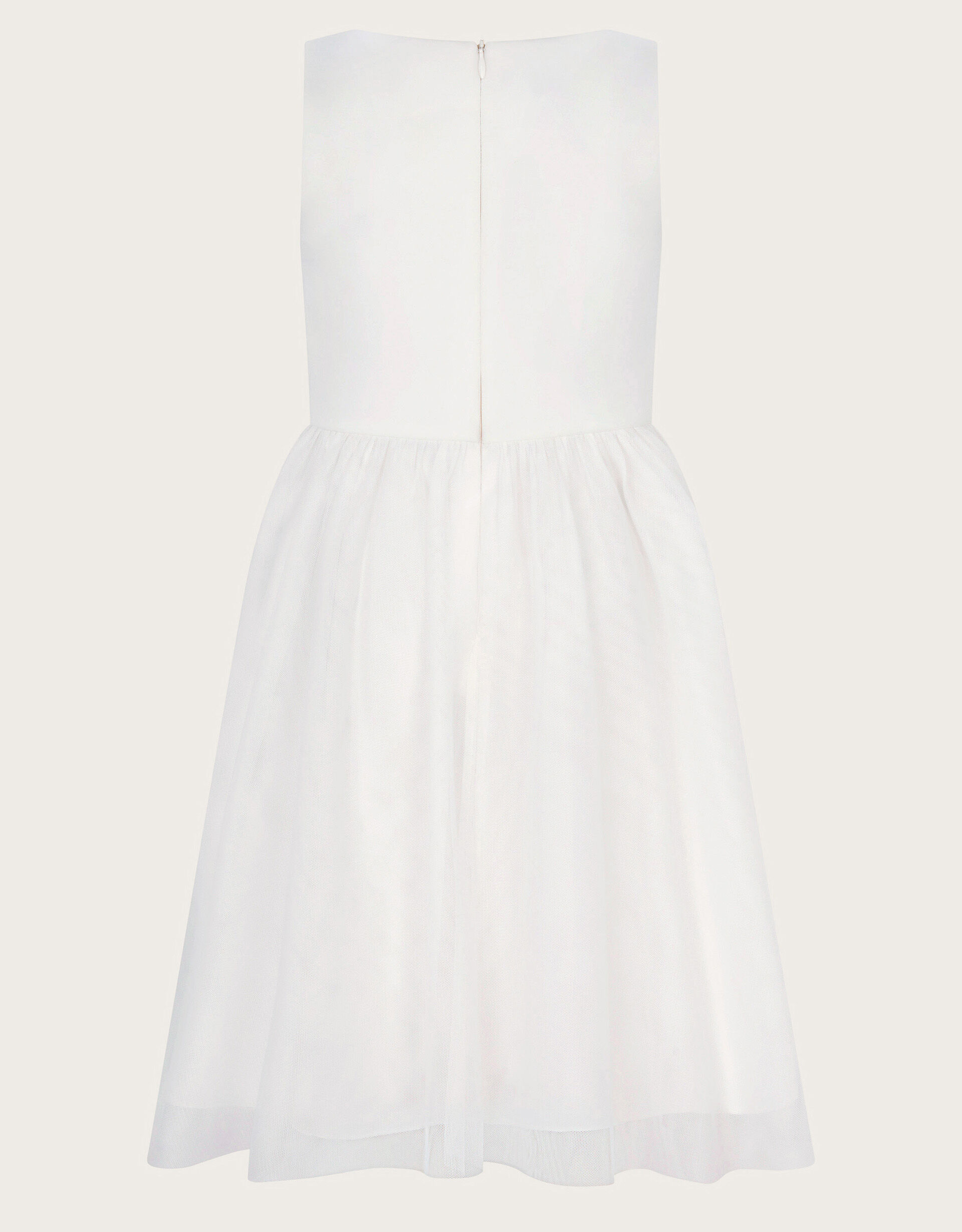 Ivory scuba dress outlet